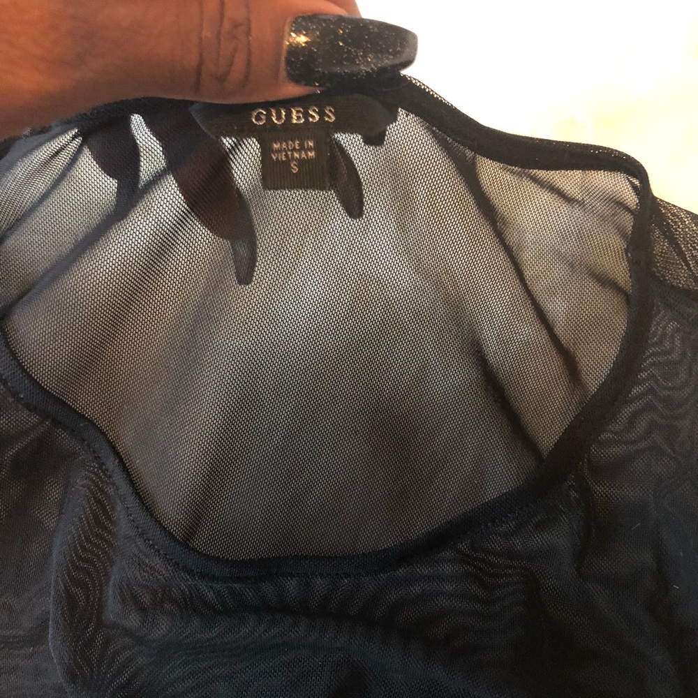 Mesh GUESS peplum ๐ - Picture 3 of 3